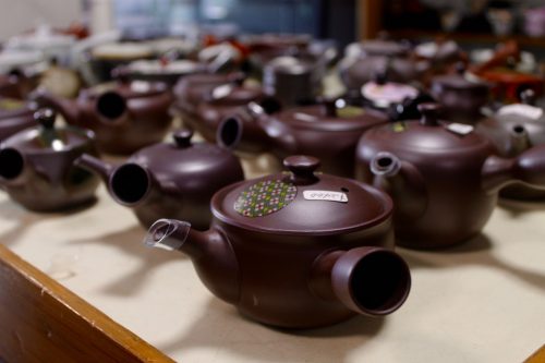 Boutique de thé découverte lors du festival Machiya Byobu de Murakami, préfecture de Niigata, Japon