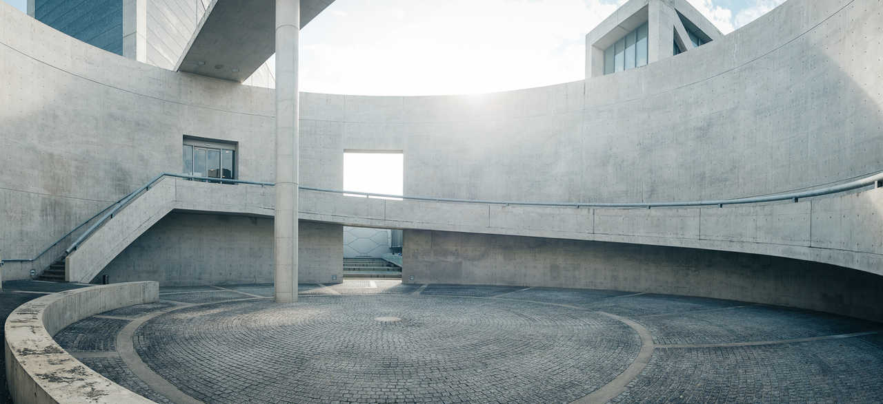 Le musée de la préfecture d'Osaka Sayamaike conçu par Tadao Ando, architecte japonais originaire d'Osaka, Kinki, Japon