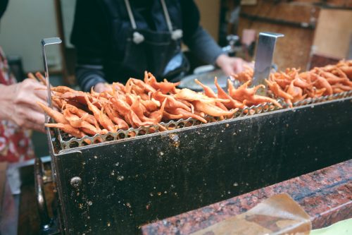 Tempura de momiji, spécialité de Mino, Osaka, région de Kinki, Japon
