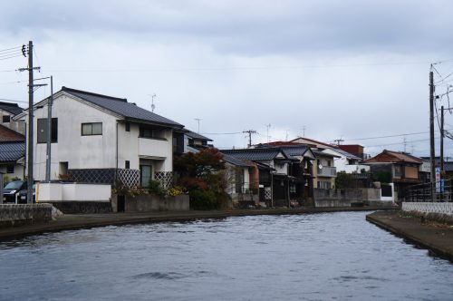 Croisière sur la rivière Kamogawa à Yonago, région du San'in, Tottori, Japon