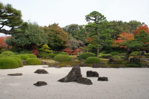 Jardin japonais Yuushien, non loin du Musée d'art Adachi, Yasugi, préfecture de Shimane, région de San'in, Japon