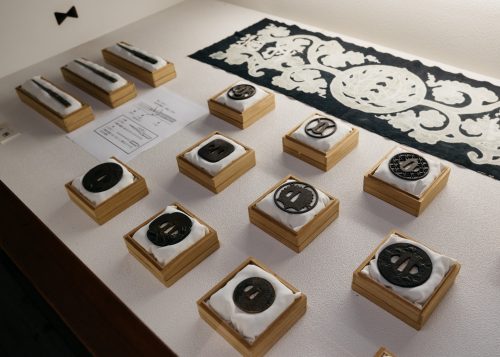 Collection d'objets historiques dans la demeure de la famille Ishiguro à Kakunodate, Senboku, Akita, Japon