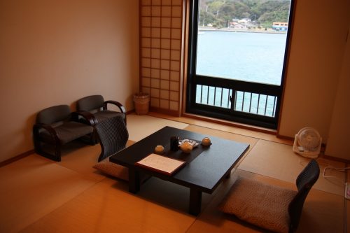 Chambre avec vue au complexe hôtelier Kasasa Ebisu à Minamisatsuma, préfecture de Kagoshima, Japon