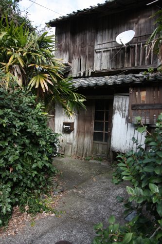 Maison ancienne à Bonotsu, à Minamisatsuma, Kagoshima, Japon