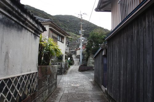 Les anciennes demeures du village de Bonotsu, à Minamisatsuma, Kagoshima, Japon