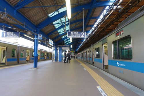 Gare d'ODAKYU ELECTRIC RAILWAY à Enoshima
