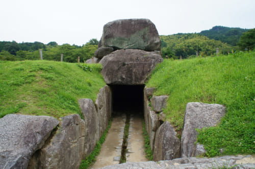 Le kofun d'Ishibutai à Asuka, Nara