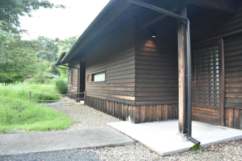 Entrée privative d'une suite au Ryokan Konomama à Kumamoto
