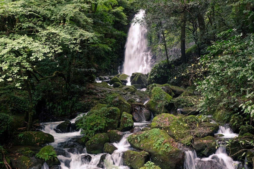 Les chutes de Shiraito à kumamoto