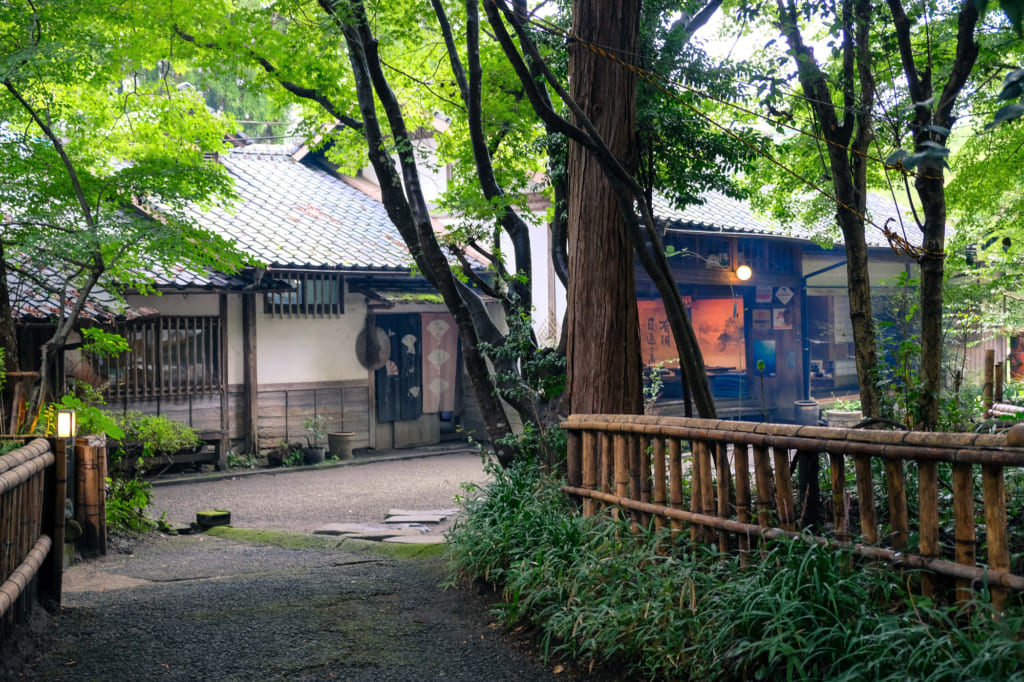 Le restaurant Takamori Dengaku Hozonkai vu depuis l'extérieur