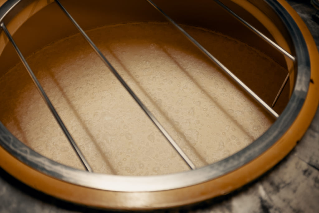 Le saké avant d'être pressé