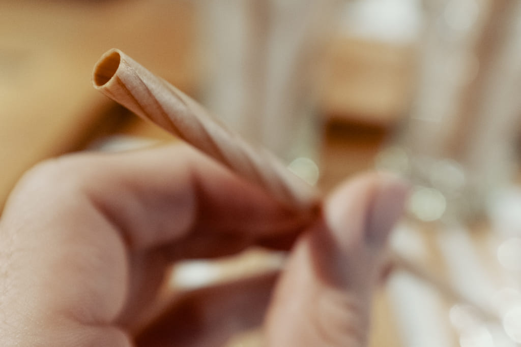 paille en bois, artisanat innovant de Yame