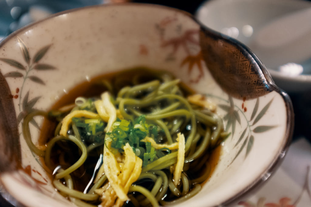 soba au thé vert