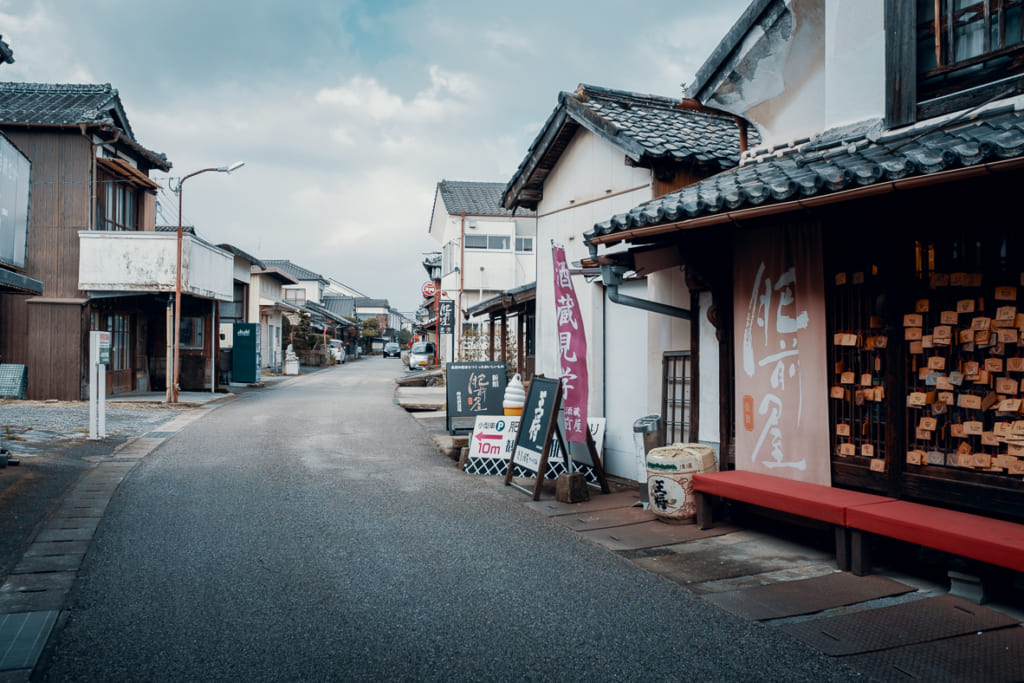hizen hamashuku, vieux quartier de la préfecture de saga