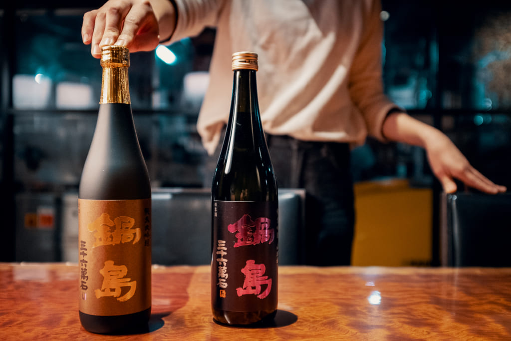 nabeshima, un célèbre saké produit par la brasserie fukushiyo dans la préfecture de saga