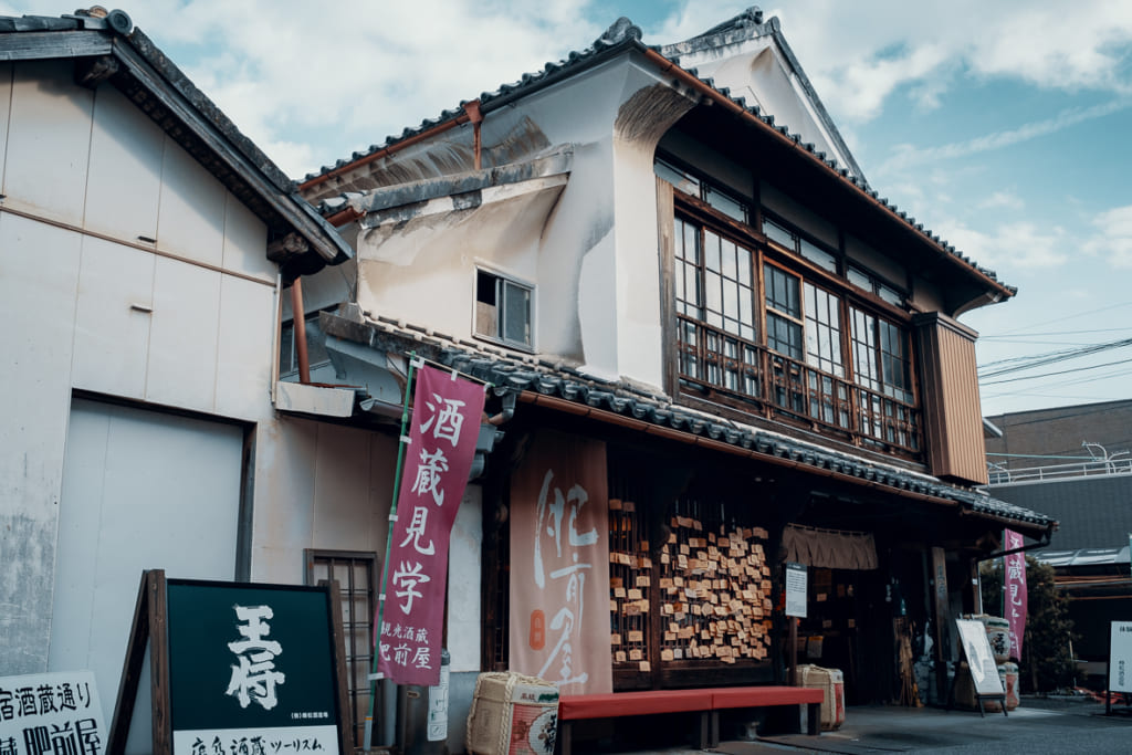 la brasserie minematsu shuzo dans la préfecture de saga