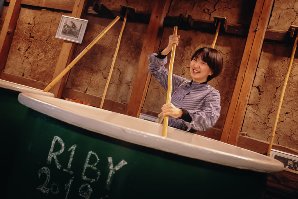 des cuves vides devant lesquelles se prendre en phot dans la préfecture de saga