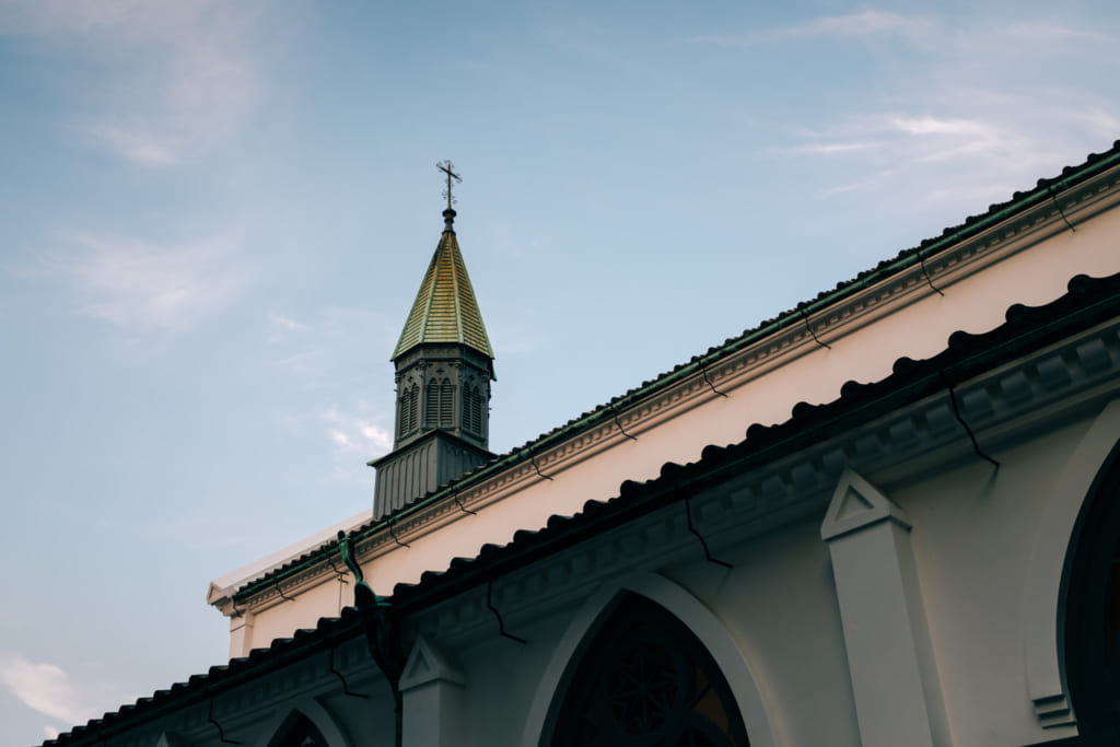Clocher de l'église des vigt-six martyrs à Nagasaki