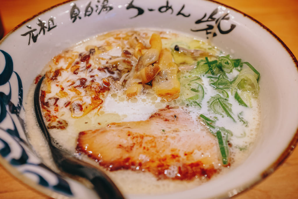 Les ramen aux fruits de mer du restaurant toride à Nagasaki