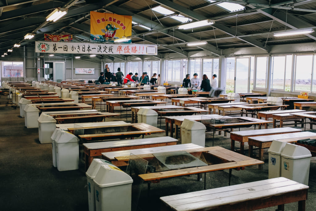 Immense salle de Karatomari Ebisu à Fukuoka