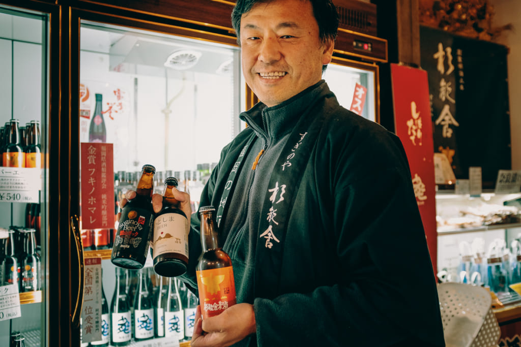 Le gérant de la brasserie Suginoya