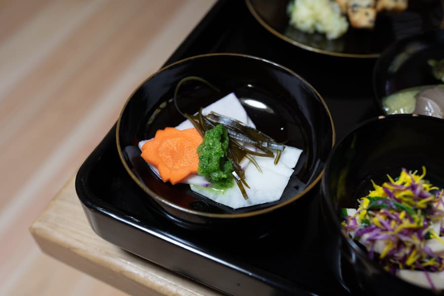 Tofu servi au temple Fusai-ji à Murakami