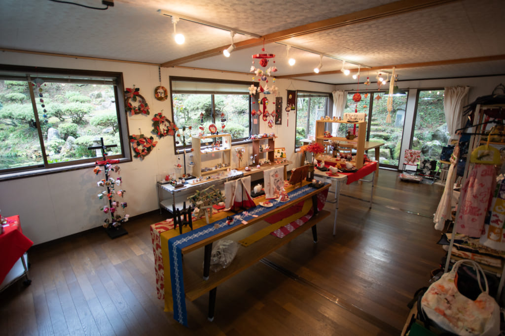 Stad d'artisanat au temple Fusai-ji à Murakami