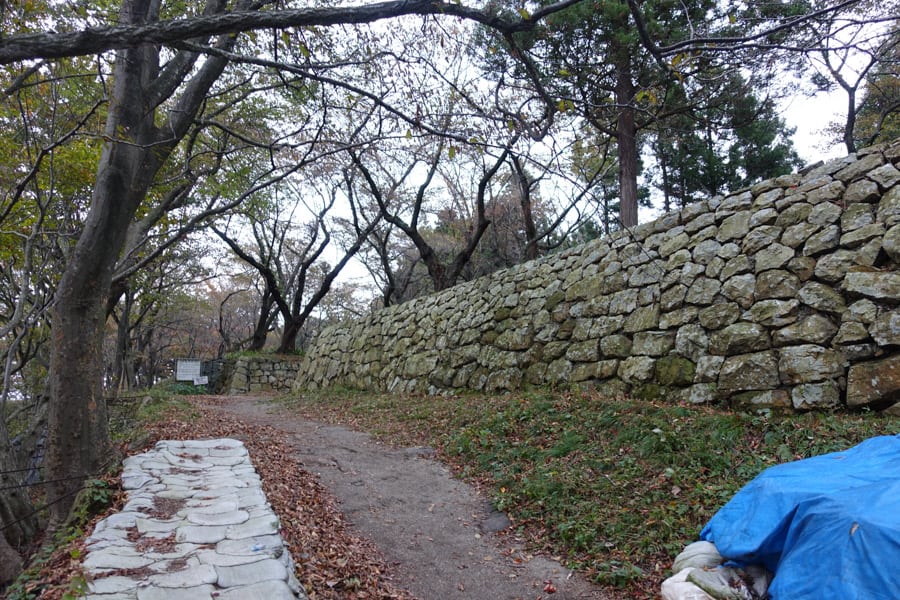 L'ancienne foreteresse du château de Murakami