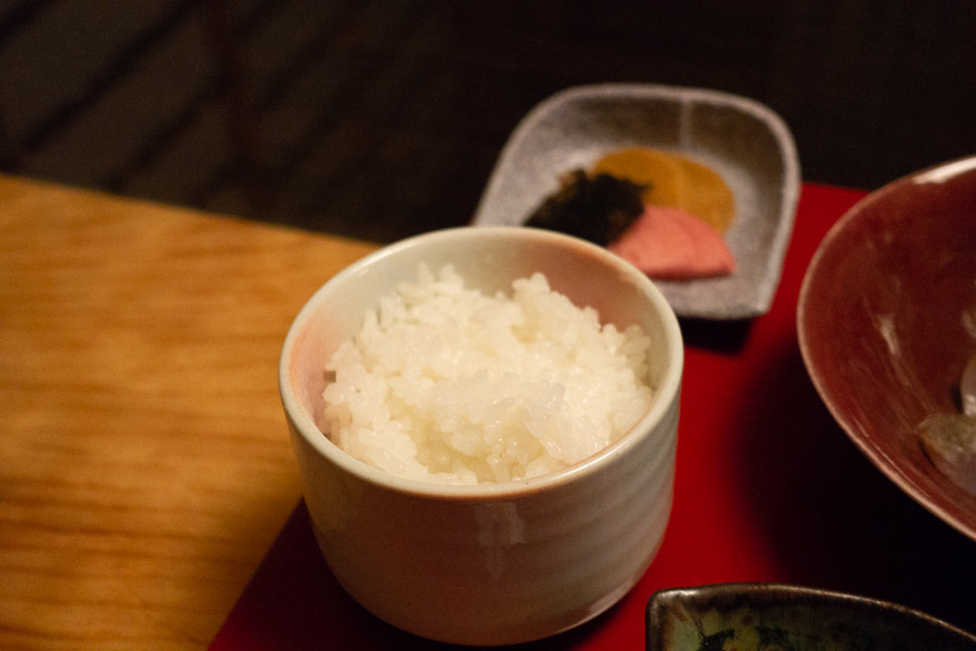 Bol de riz récolté dans le village de Sekikawa