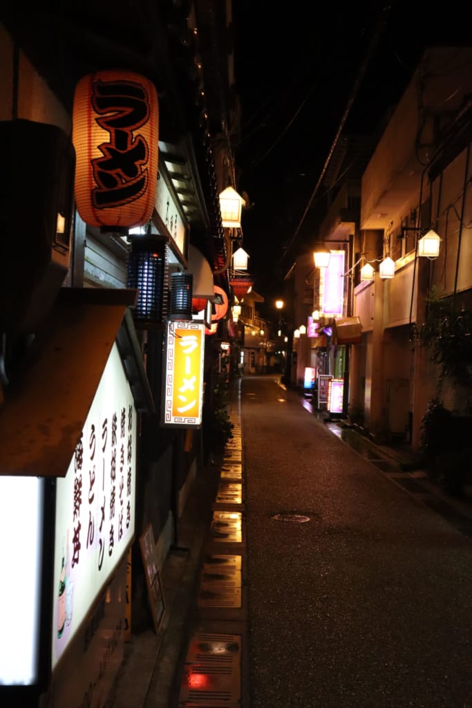 les rues de misasa, à tottori