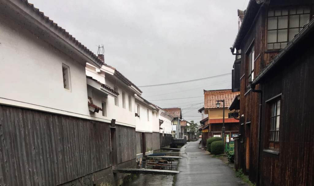 le vieux quartier de kurayoshi, dans la préfecture de tottori