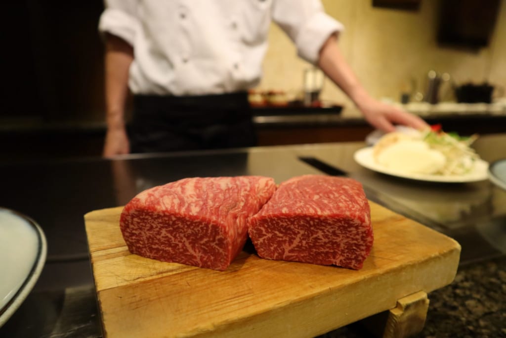 pièce de boeuf de kobe