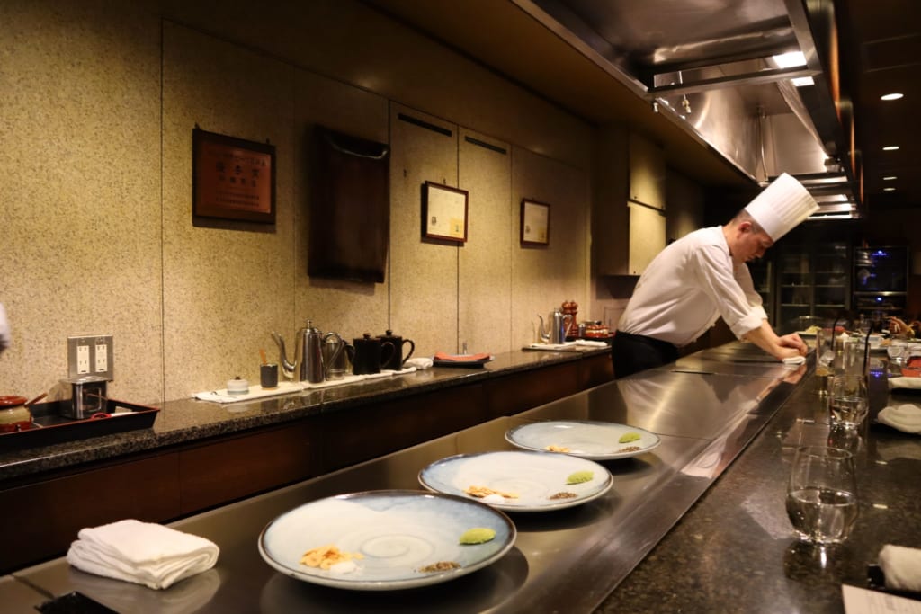 Les cuisines du restaurant