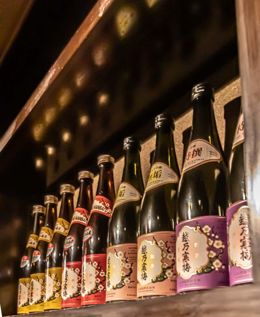 Bouteille de Sake Izakaya Furumachidori Niigata Japon