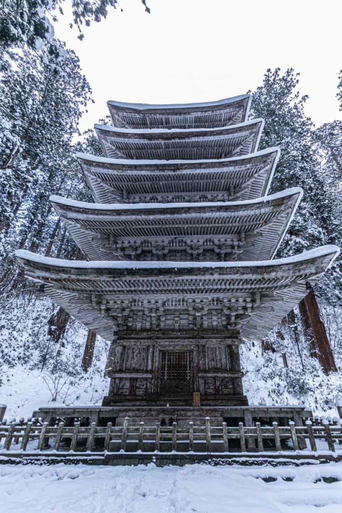 Pagode à 5 étages du mont Haguro