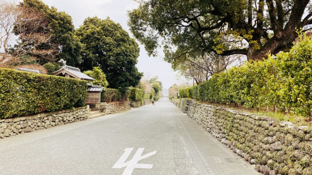 le quartier de samouraï d'izumi