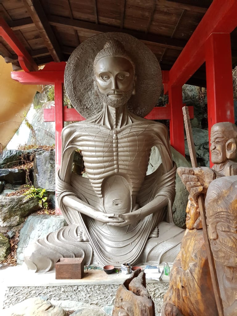 L'une des divinités du pèlerinage de Shikoku