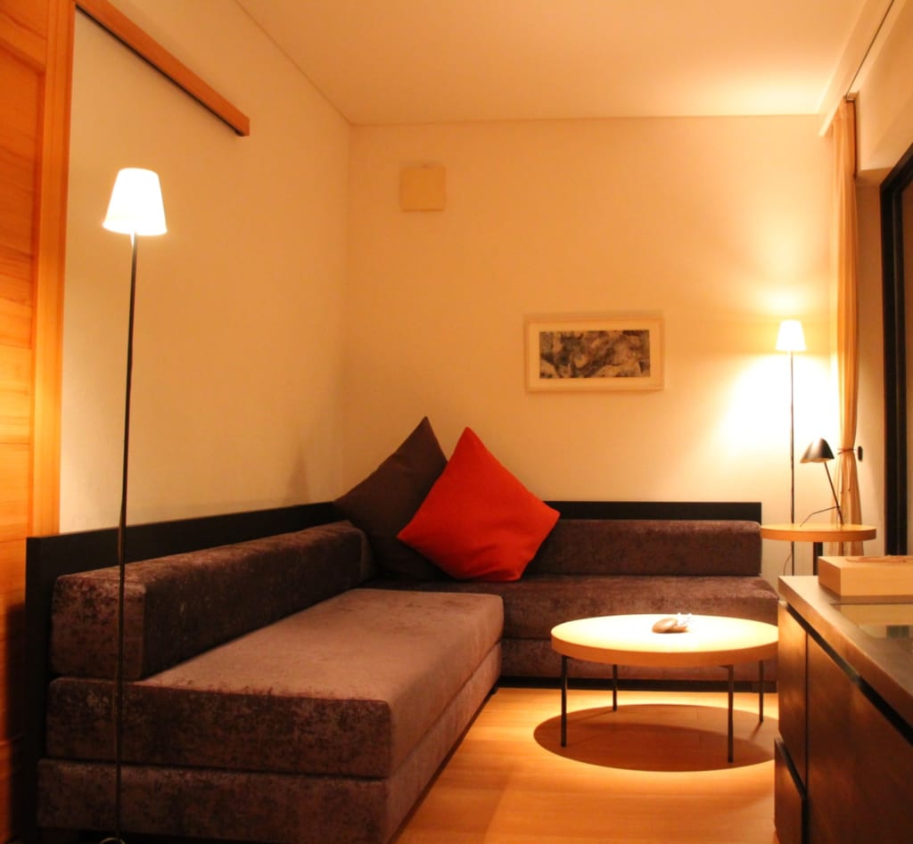 le salon de notre chambre