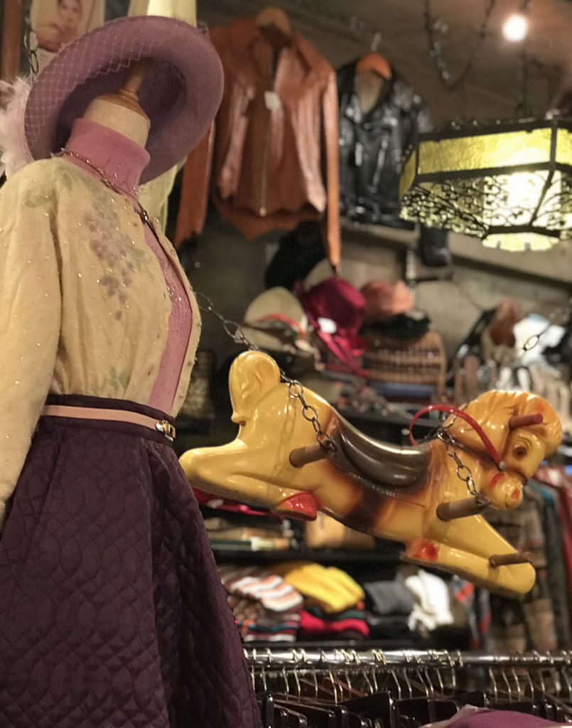 Vêtements de femme vintage à Koenji