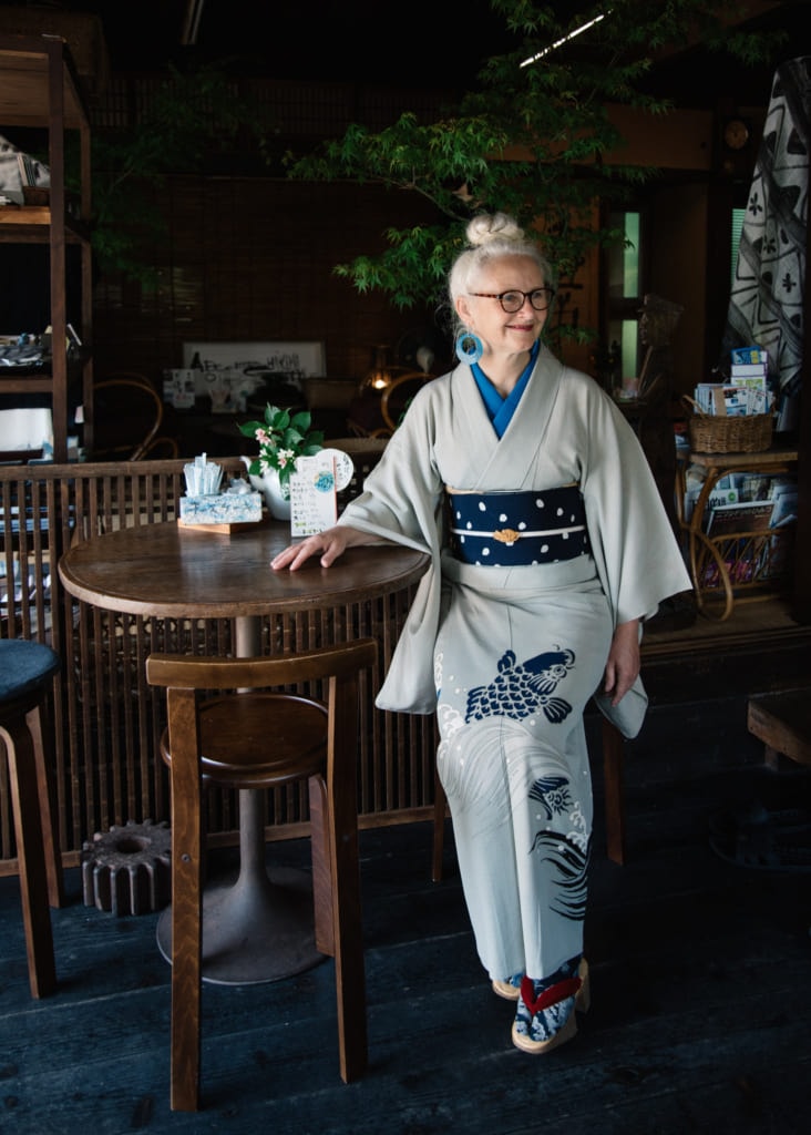 Sheila Cliffe, experte en kimono japonais
