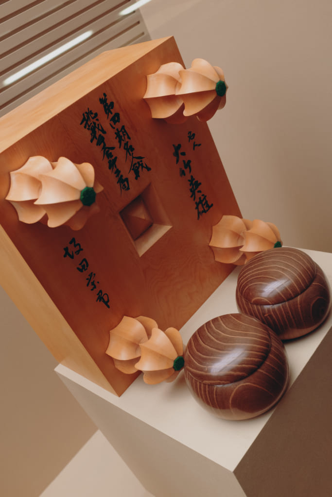 jeu de go dans le musée de la nihon ki-in à Tokyo