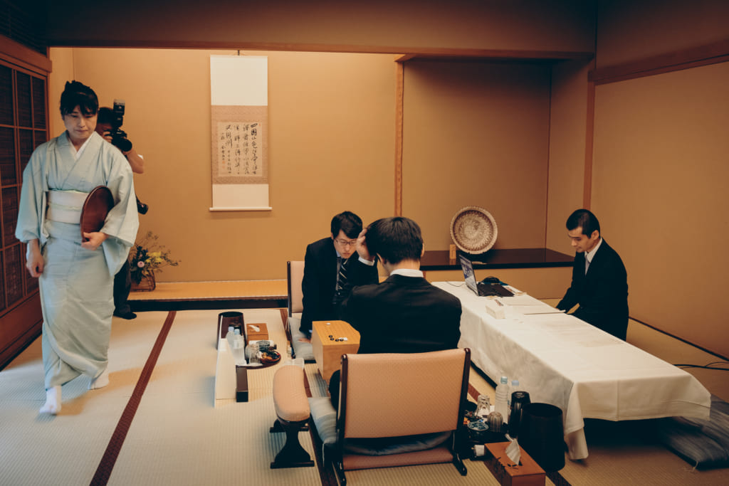 Première partie du tournois du Meijin entre Iyama Yuta et Cho U