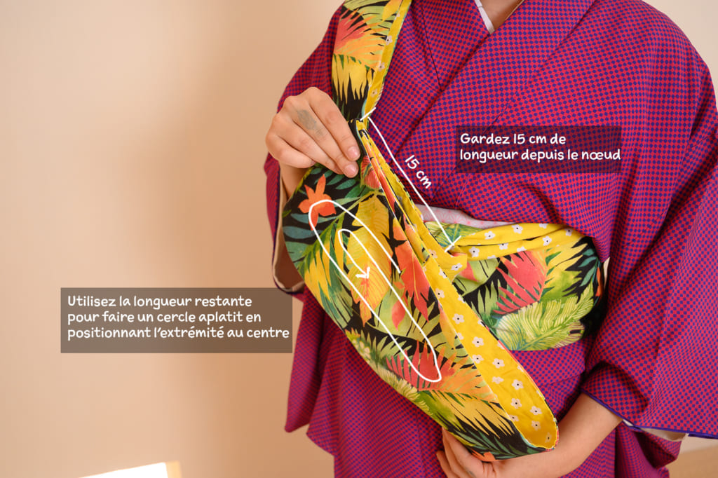 faire la boucle du noeud de l'obi