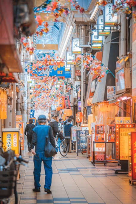 janjan yokocho, une rue rétro à Osaka