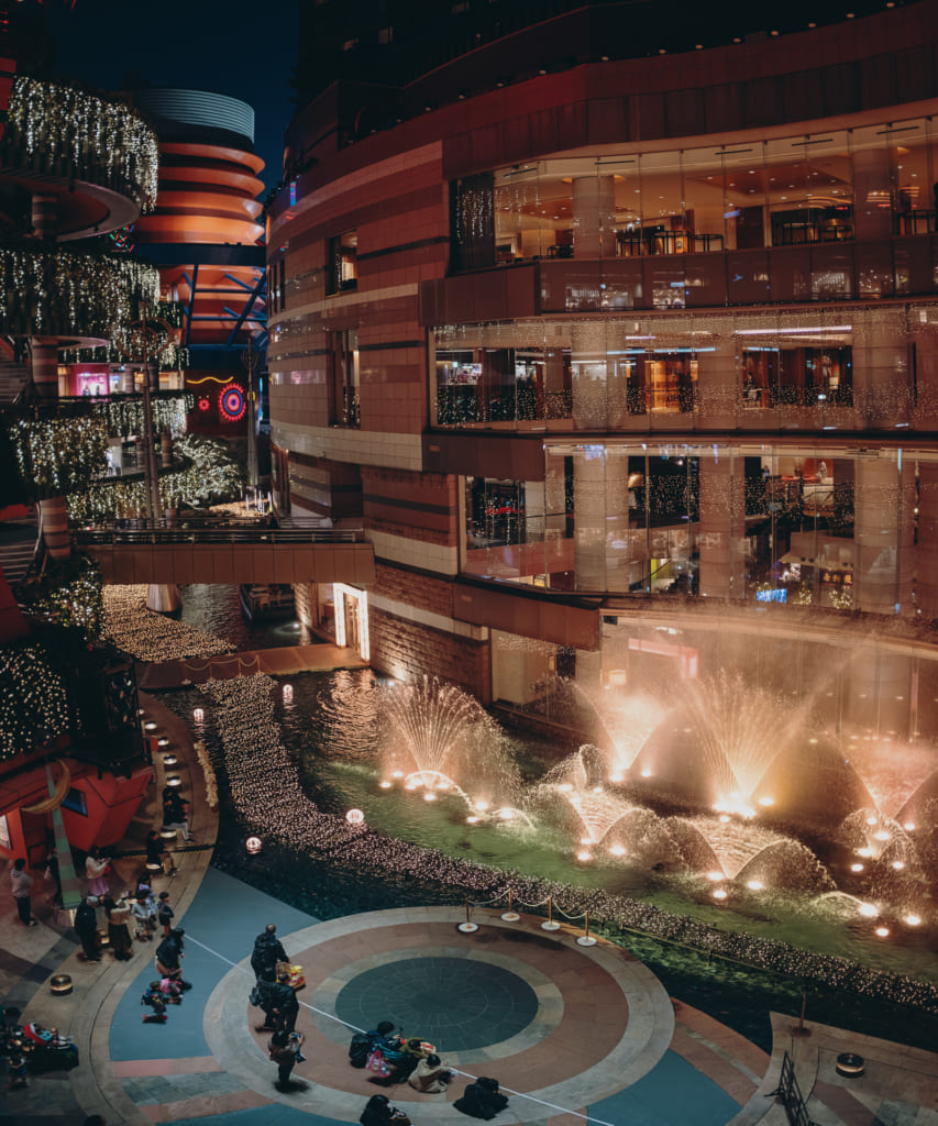 le centre commercial canal city à fukuoka