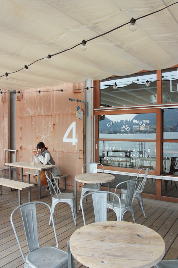 La terrasse moderne et cosy de U2 Onomichi