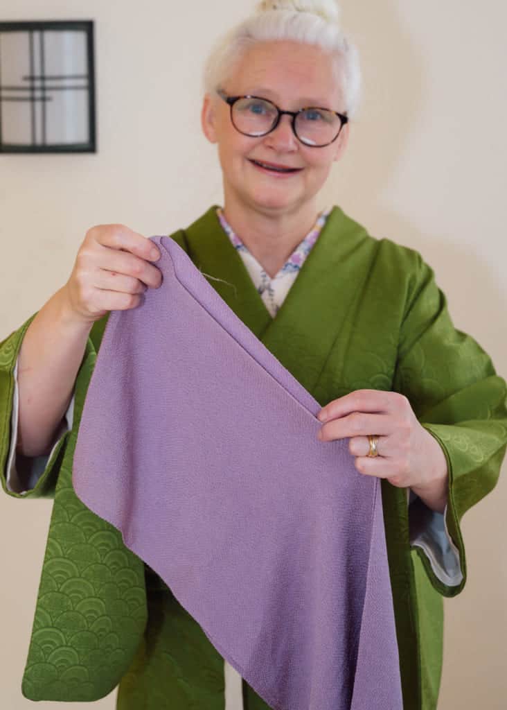 il faut plier l'obiage et mesurer 10 centimètres