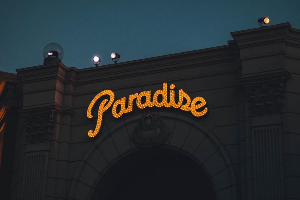 Lumières "Paradise" dans le parc Universal au Japon