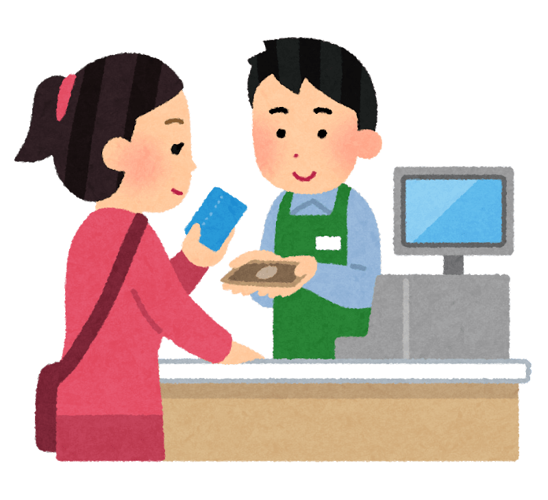 Bonnes manières pendant l'encaissement