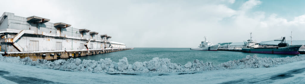 Le port d'Otaru à Hokkaido